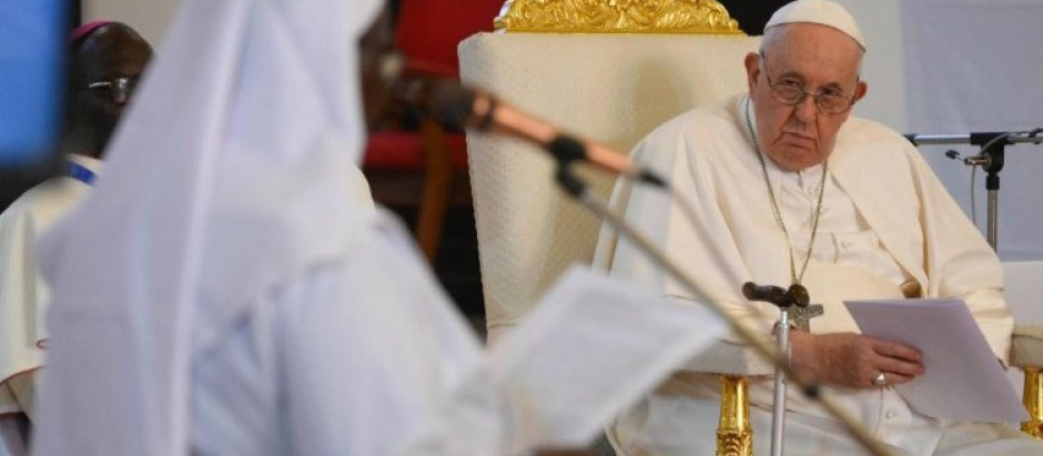 El Papa Francisco durante su viaje apostólico a Sudán del Sur