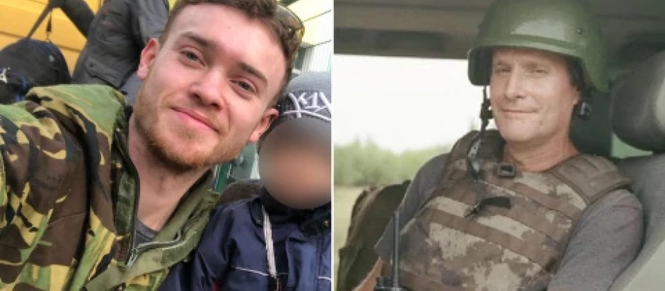 Los voluntarios británicos Christopher Parry y Andrew Bagshaw murieron en Ucrania