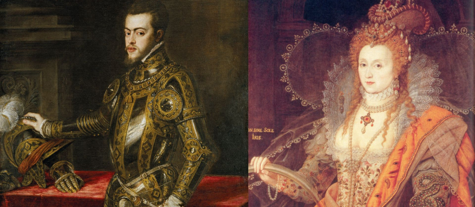 Cuando Felipe II intentó acabar con Isabel I de Inglaterra
