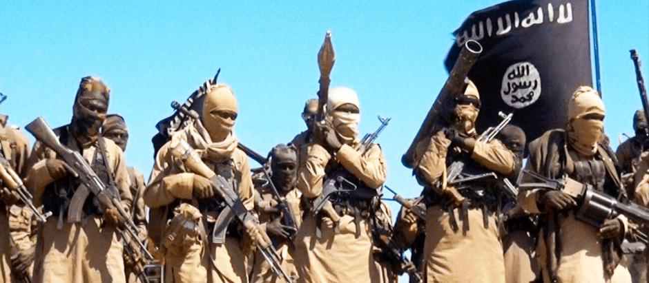 Imagen difundidas por Iswap, rama de Isis en el África occidental