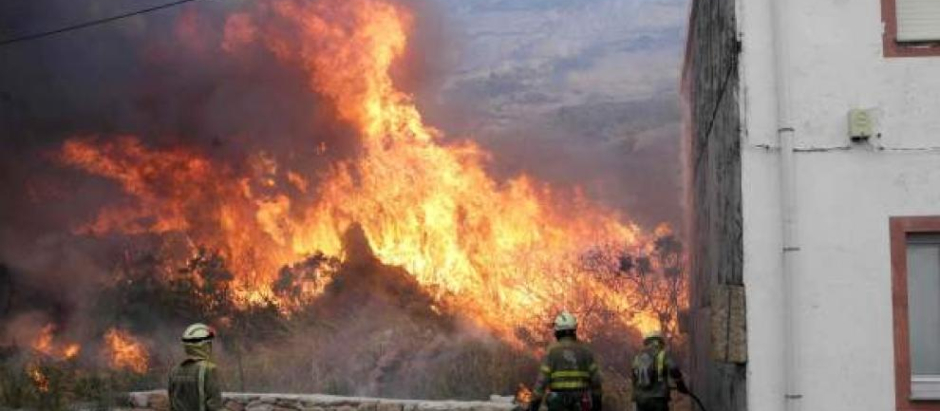 Incendio en Monte Pindo, Carnota, La Coruña