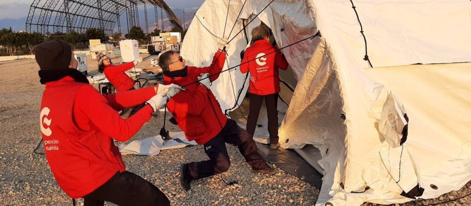 El equipo START de la AECID comienza el levantamiento de atención a las víctimas del terremoto en Turquía
