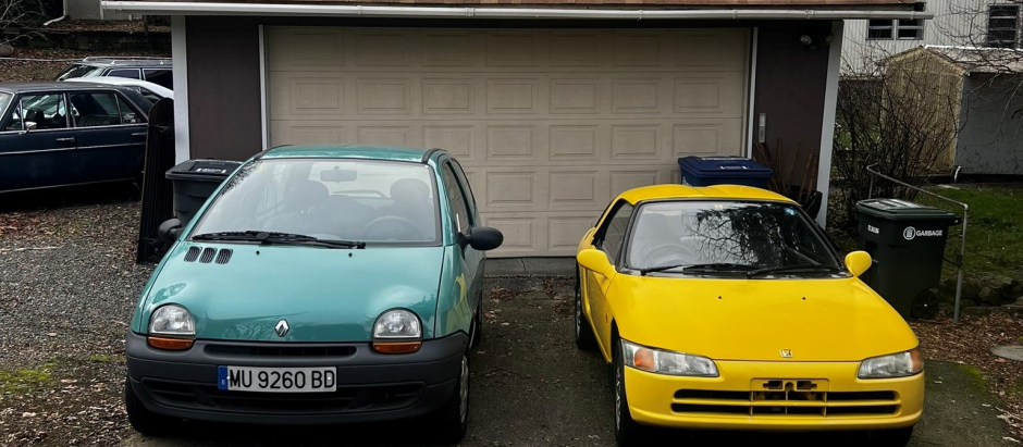 El Renault Twingo en el garaje de su propietario