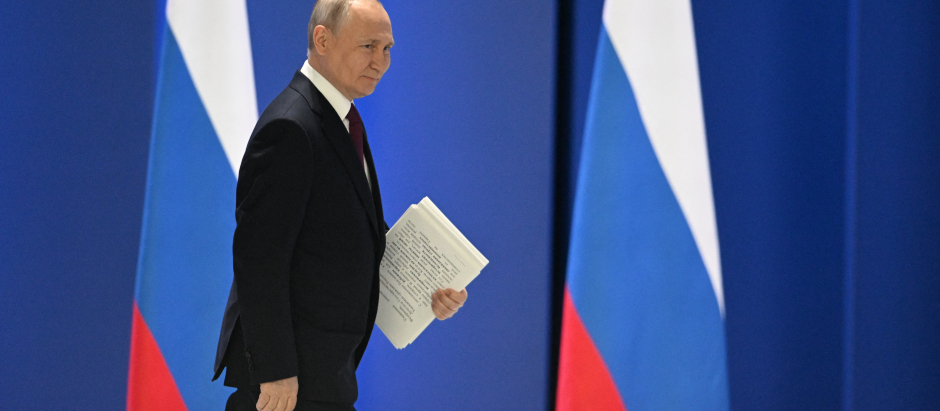 El presidente ruso Vladimir Putin suspendió el acuerdo nuclear con EE.UU.