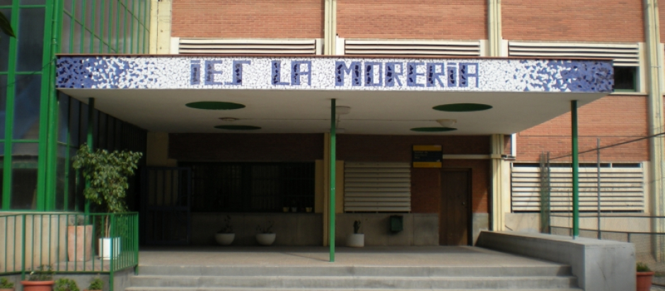 Fachada del IES La Morería, en la localidad valenciana de Mislata