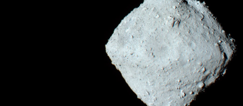Vista del asteroide Ryugu