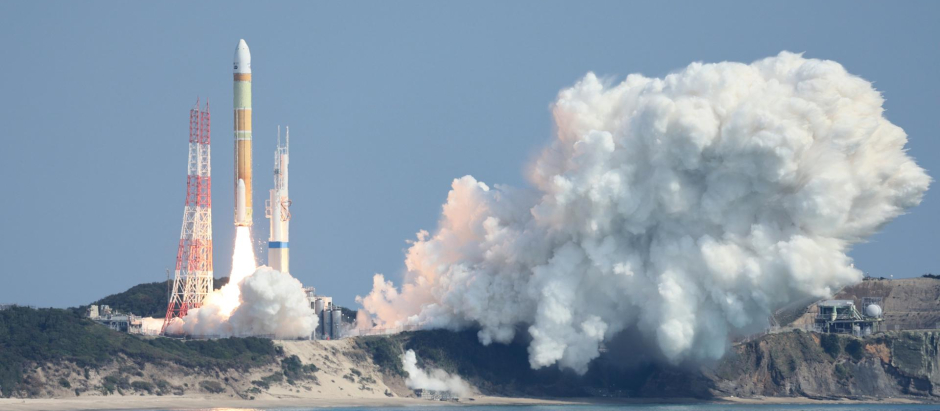 Lanzamiento del cohete H3, este lunes en Japón