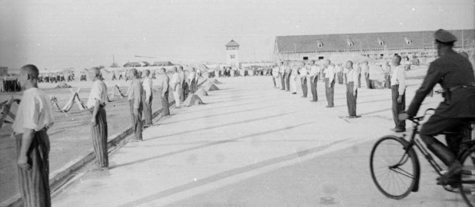 Prisioneros del campo de concentración Dachau