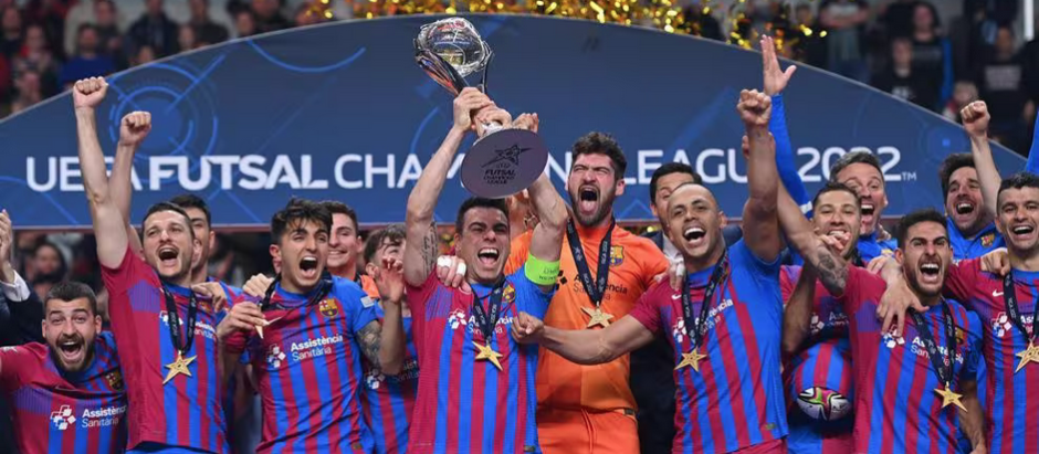 El Barça ganó la UEFA Futsal Cup en 2022