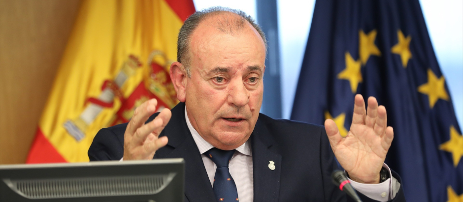 El presidente de la Real Federación Española de Caza, Manuel Gallardo