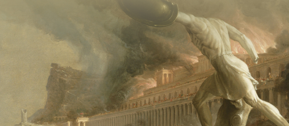 Portada de «La decadencia y caída de Roma. La clave para entender el mundo de hoy» de Edwar J. Watts