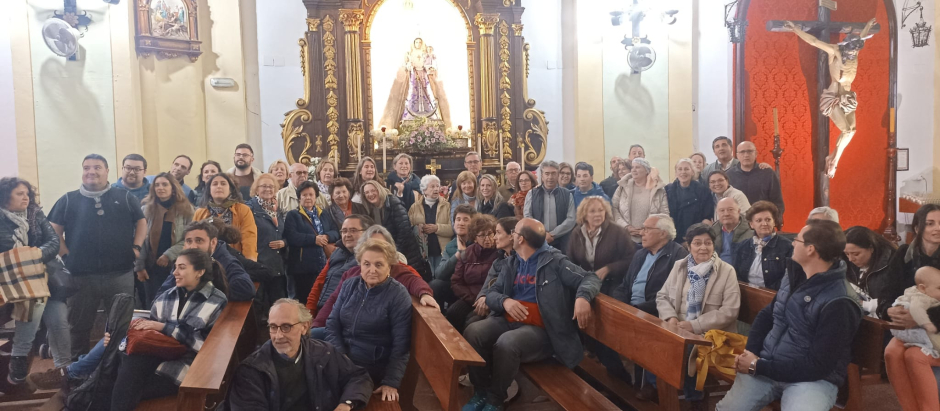 Los cursillistas en la parroquia de Santa Catalina de Pozoblanco