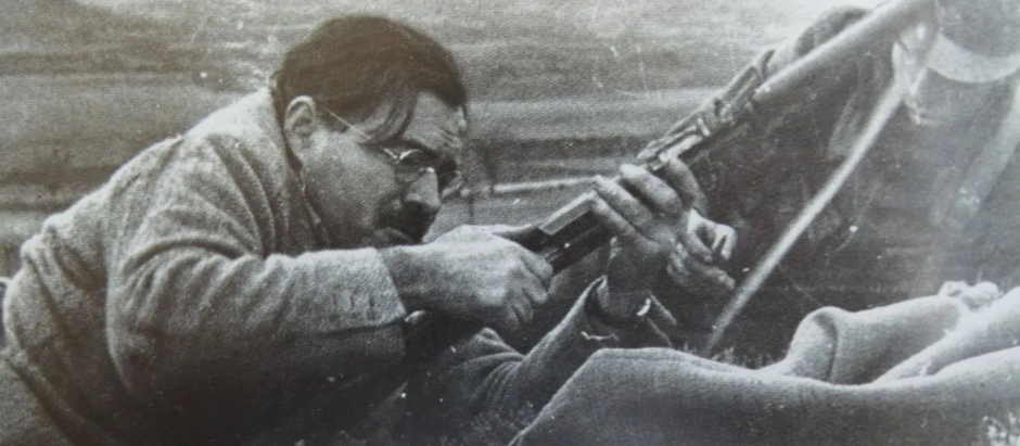 Hemingway durante la Guerra Civil española