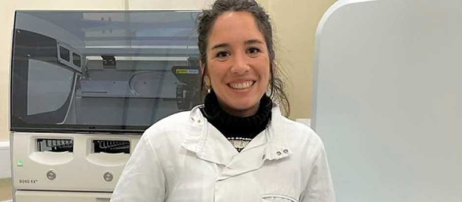Inés Ruedas, investigadora del grupo de Anatomía Patológica animal de la Universidad de Córdoba.