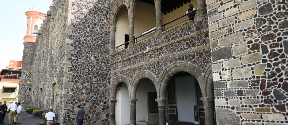 El Palacio de Cortes durante su reapertura hoy, en Cuernavaca, Morelos (México)