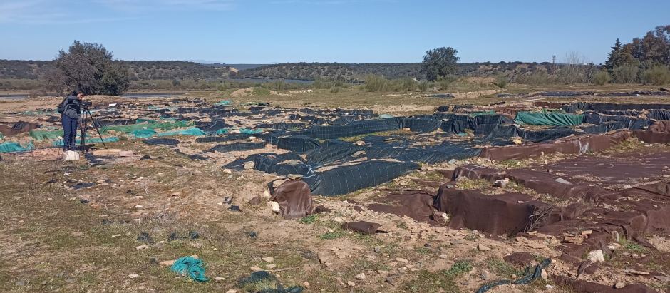 Yacimiento arqueológico de Madinat Albalat, en la provincia de Cáceres