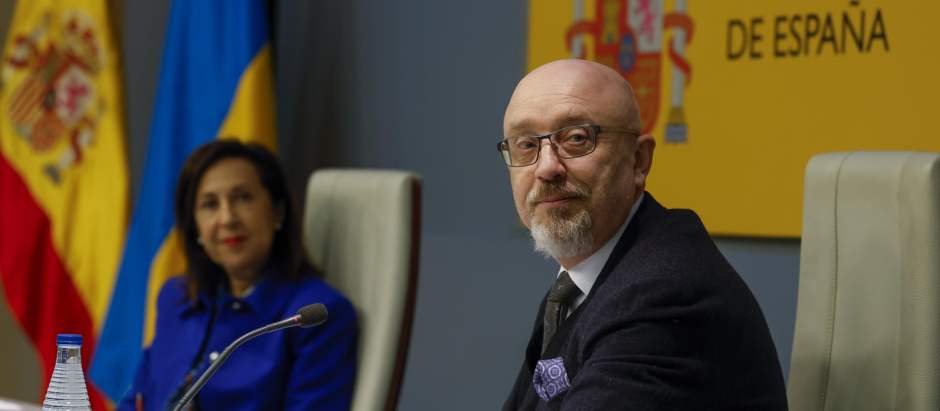 El ministro ucraniano de Defensa, Oleksii Reznikov, se encuentra de visita en España