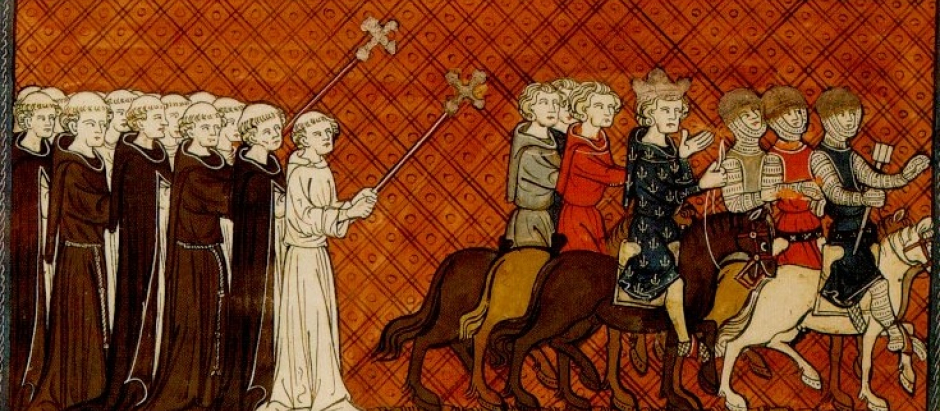 Luis parte a la cruzada, en el verano de 1248