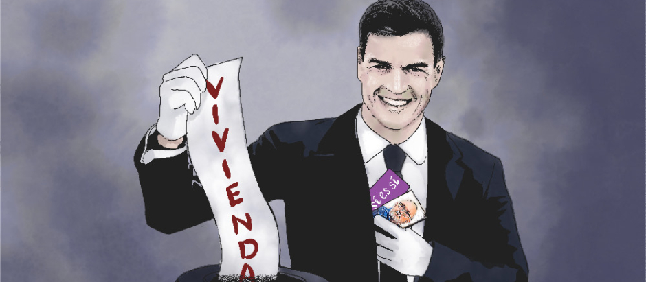 Pedro Sánchez utiliza la vivienda como baza electoral