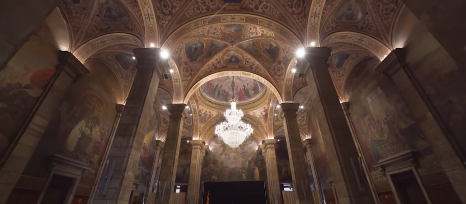 El Salón Sant Jordi del Palacio de la Generalidad de Cataluña