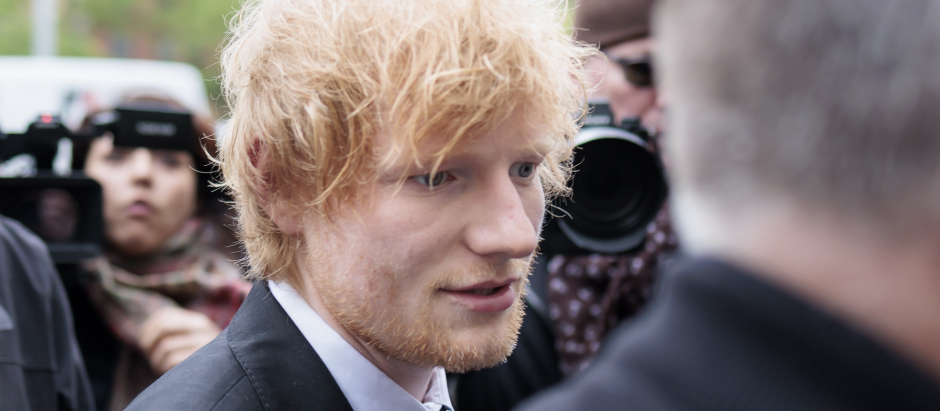 Ed Sheeran, a su llegada a los tribunales de copyright para declarar sobre el supuesto plagio a Marvin Gaye