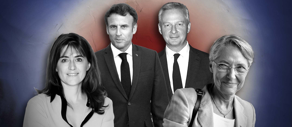 Emmanuel Macron, Bruno Le Maire, Élisabeth Borne, Bérengère Bont