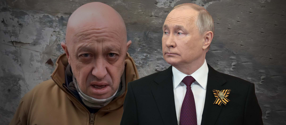 Yevgeny Prigozhin y Vladimir Putin