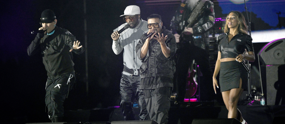 Black Eyed Peas actuando en el Mallorca Live