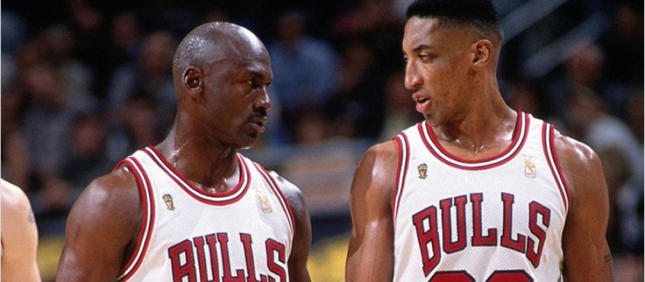 Michael Jordan y Scottie Pippen en su época en los Chicago Bulls