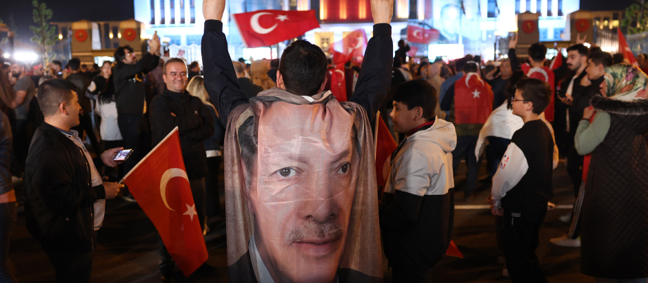 Un partidario del presidente turco, Recep Tayyip Erdogan