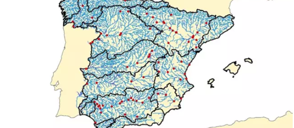 Red De 80 Puntos De Predicción Hidrológica Estacional En Las Cuencas Intercomunitarias