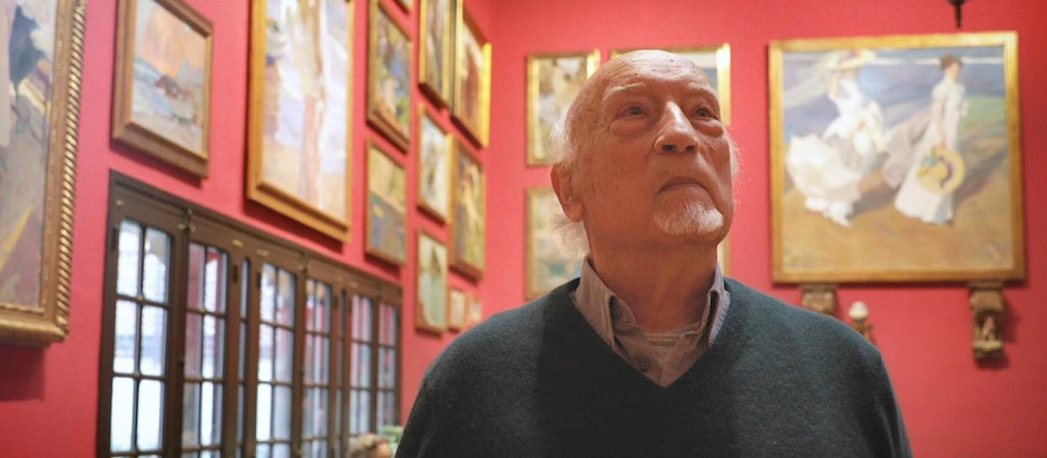 El escritor valenciano Manuel Vicent en el Museo Sorolla de Madrid