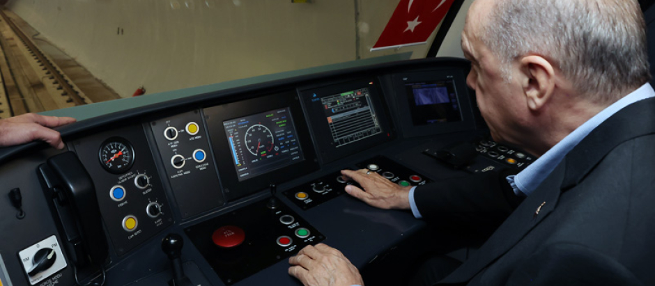 Erdogan en el metro