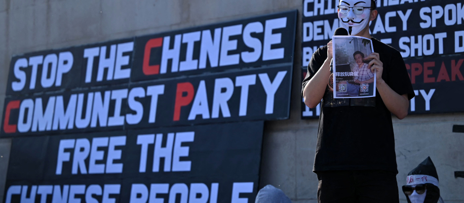 Manifestantes prodemocráticos recuerdan la matanza de Tiananmen en Pekín