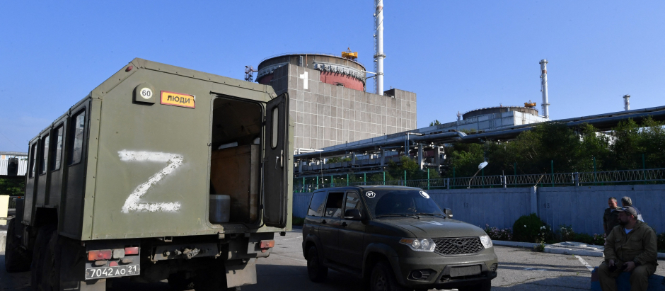La central nuclear ucraniana de Zaporiyia actualmente bajo control de Rusia
