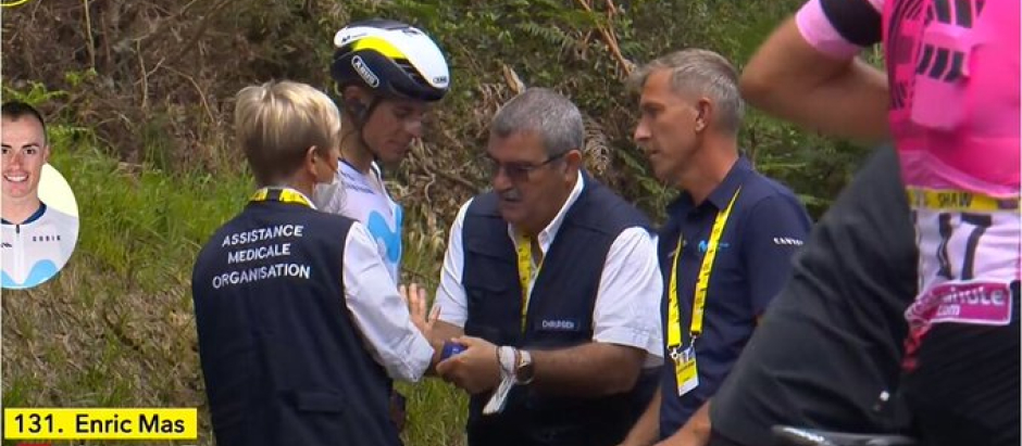 Enric Mas se ha visto obligado a abandonar el Tour de Francia