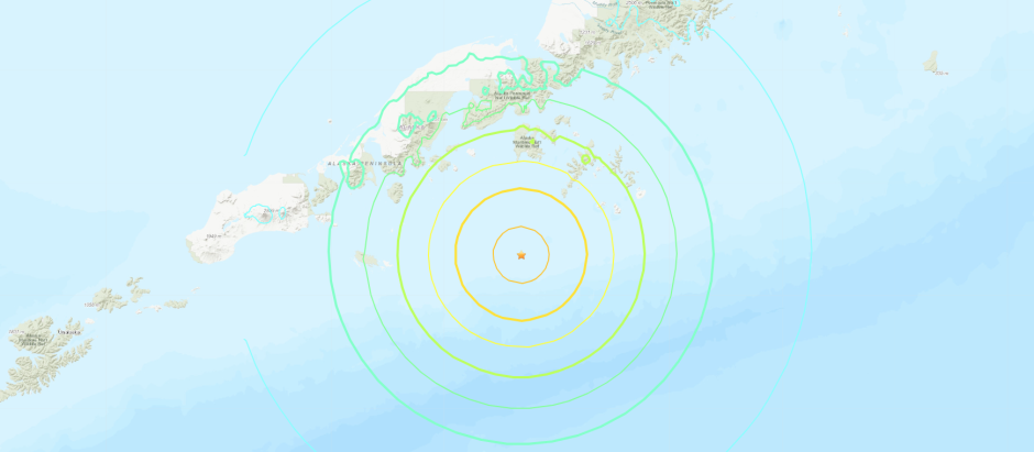 Terremoto en la península de Alaska