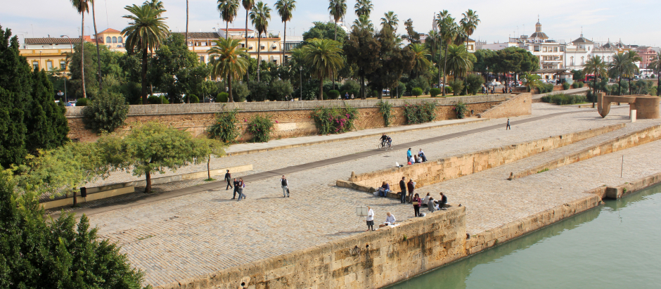 Imagen del río Guadalquivir a su paso por Sevilla