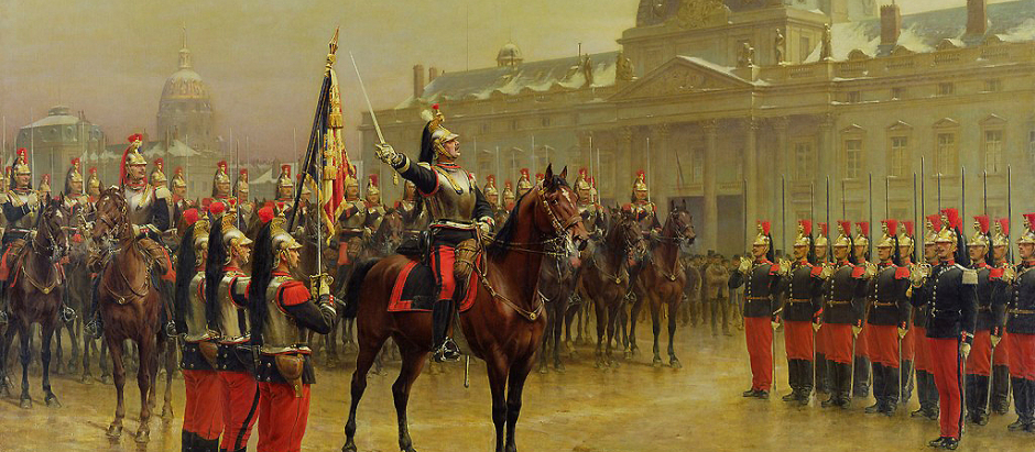6º Regimiento de Coraceros francés en 1887