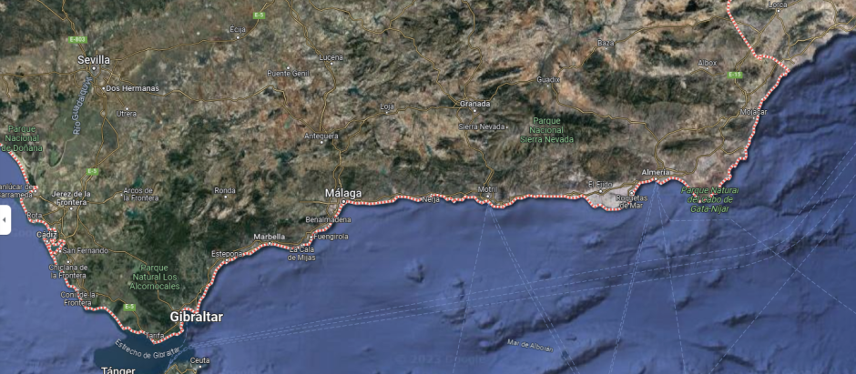 Los terremotos se han producido en las provincias de Málaga y Almería
