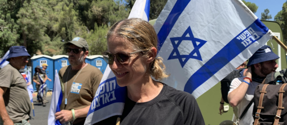 Shikma Bressler, una de las principales líderes de las protestas en Israel