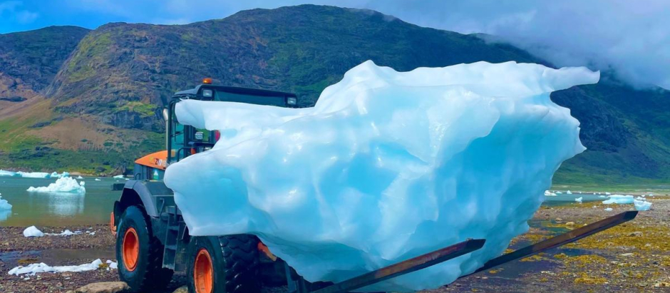 Un enorme iceberg será expuesto en Málaga hasta que se derrita