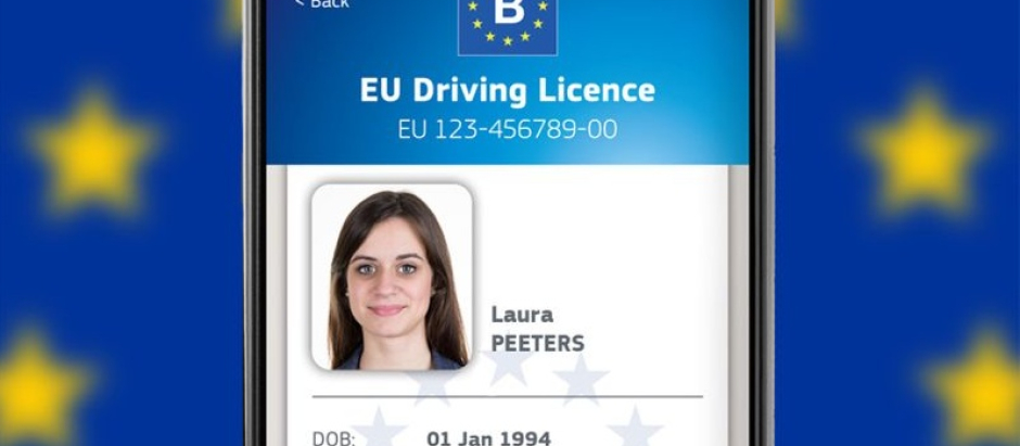 Así sería la apariencia del nuevo carnet de conducir europeo
