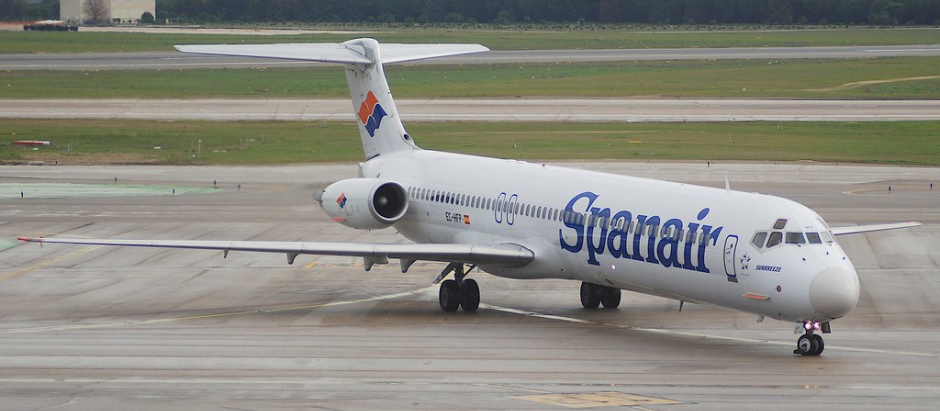 Un avión de Spanair, en una imagen de archivo
