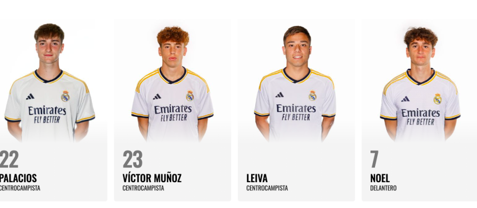 Álvaro Leiva en la web del Real Madrid