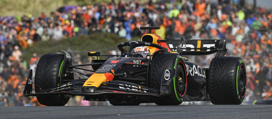 Max Verstappen, durante la clasificación del GP de Países Bajos