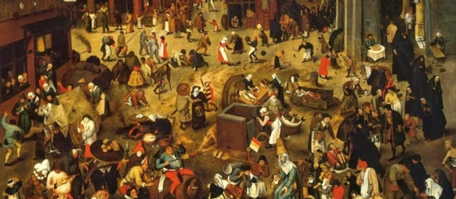 'El combate entre don Carnal y doña Cuaresma' de Brueghel