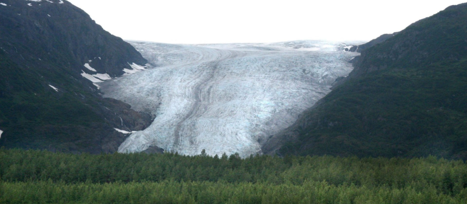 El glaciar Exit, en el sur de Alaska
