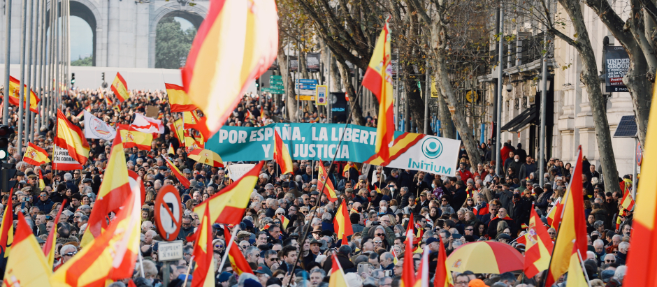 Manifestación por España en enero de 2023