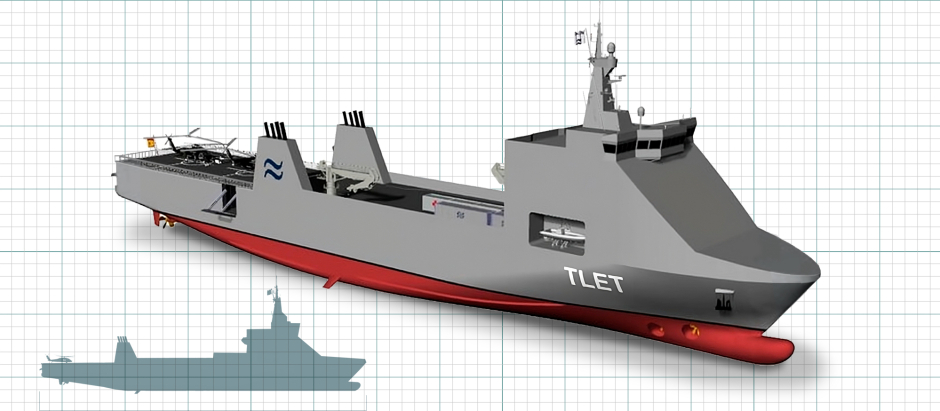Así serán los dos nuevos buques logísticos de la Armada española